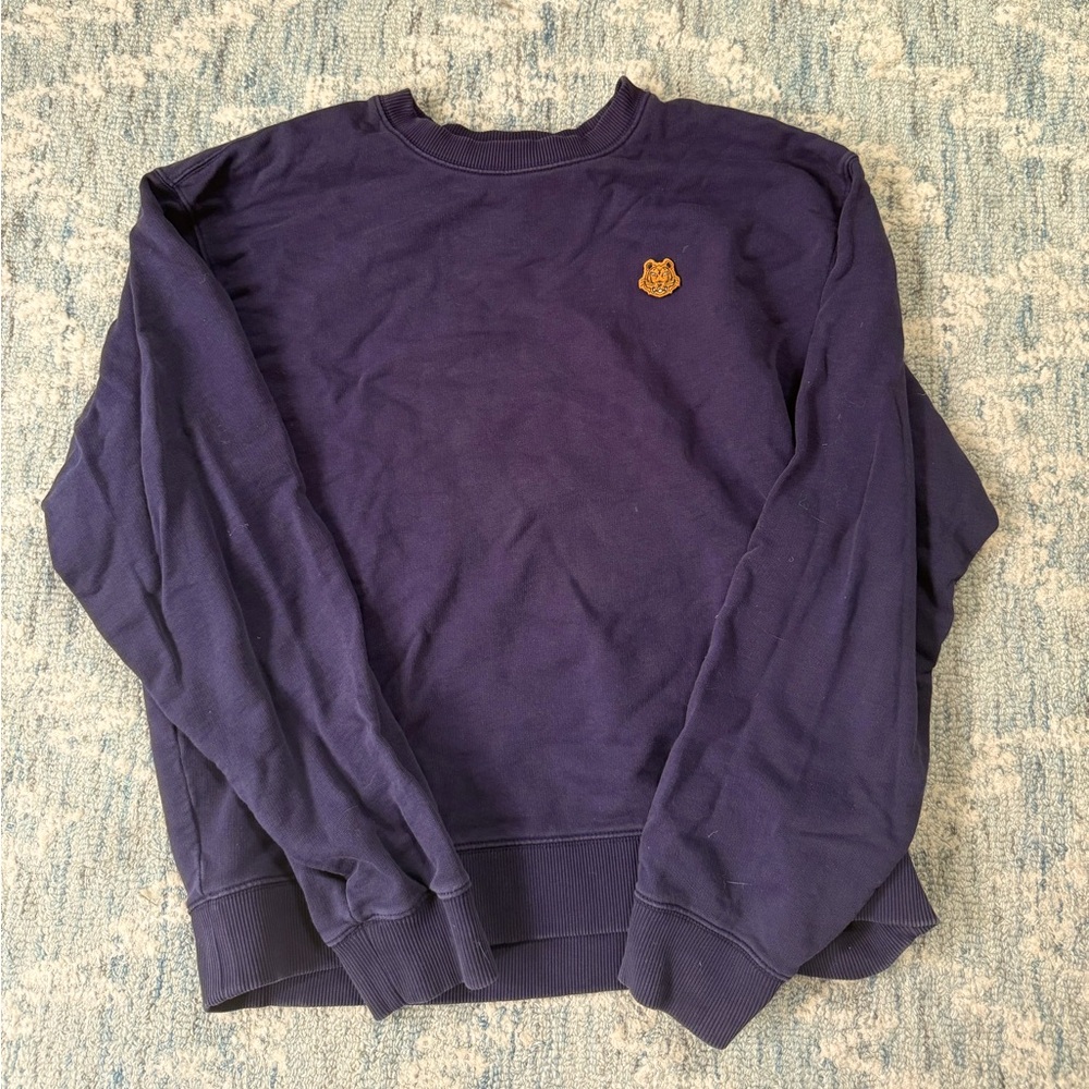 KENZO sweatshirt with lil tiger on left side of chest
